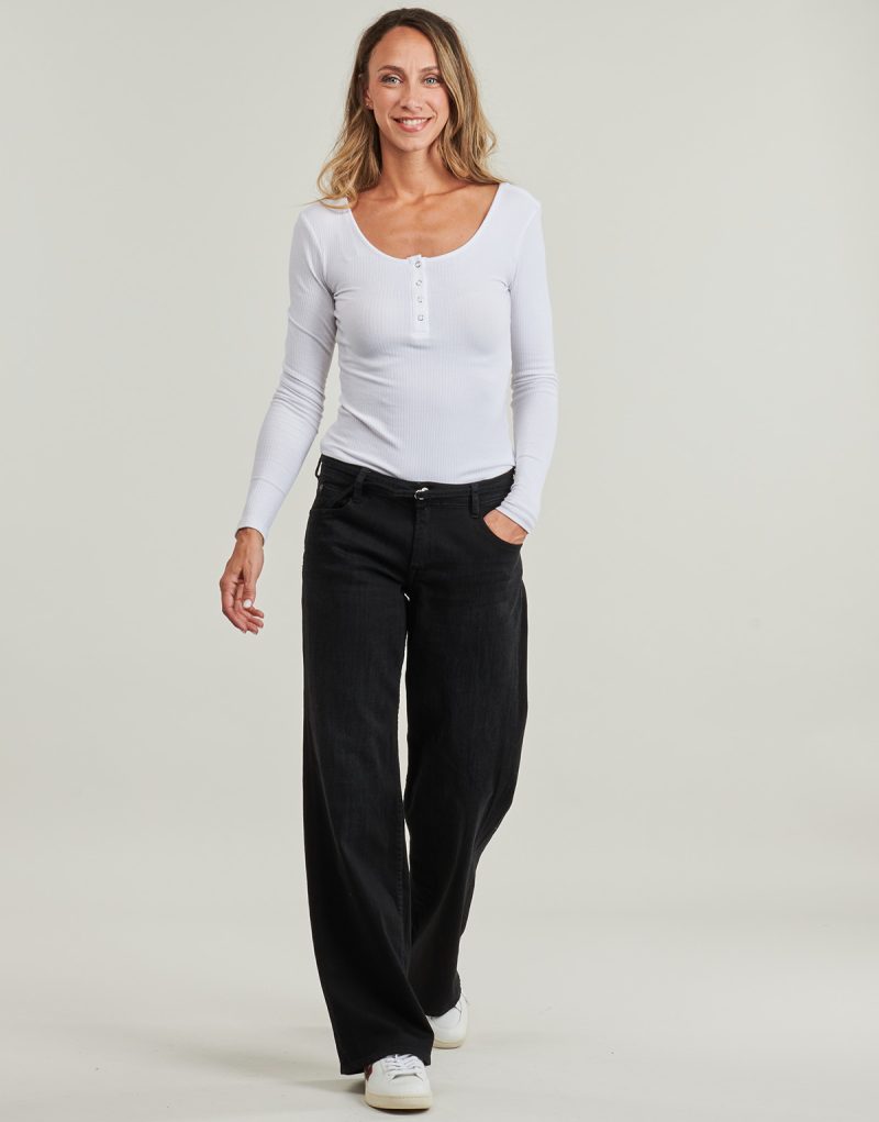 Jeans Flare  Le Temps des Cerises  LAURYN JAB  Nero -  Jeans Flare Donna - 2