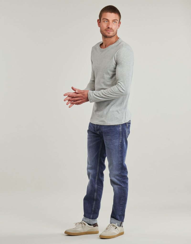 Slim jeans Le Temps des Cerises 700/11 BASIC Blue Slim Jeans Men - 3