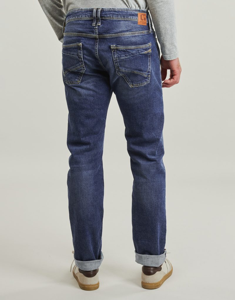 Slim jeans Le Temps des Cerises 700/11 BASIC Blue Slim Jeans Men - 4