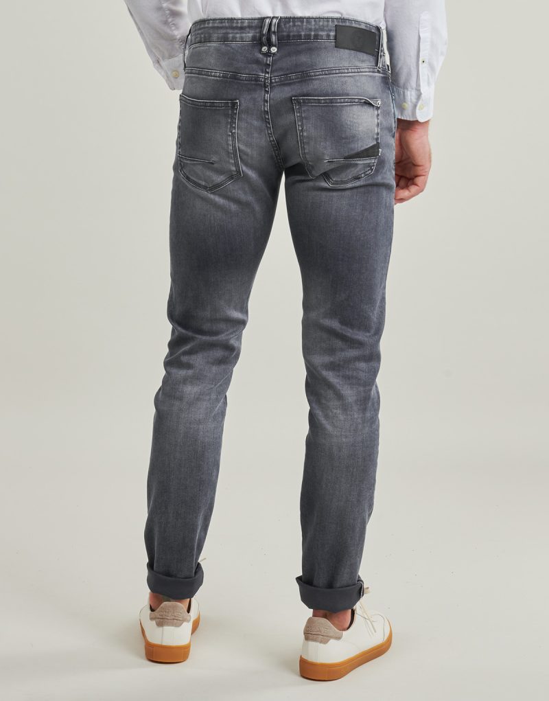 Vaqueros ajustados Le Temps des Cerises Pantalones vaqueros ajustados grises 700/11 para hombre - 4