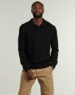 Maglione Armani Exchange KNIT POLO Nero Maglioni Uomo - 2