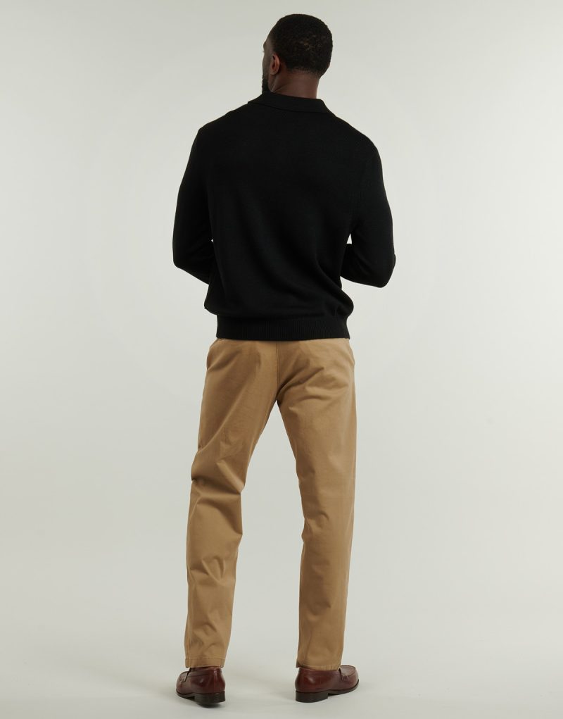 Maglione Armani Exchange KNIT POLO Nero Maglioni Uomo - 4