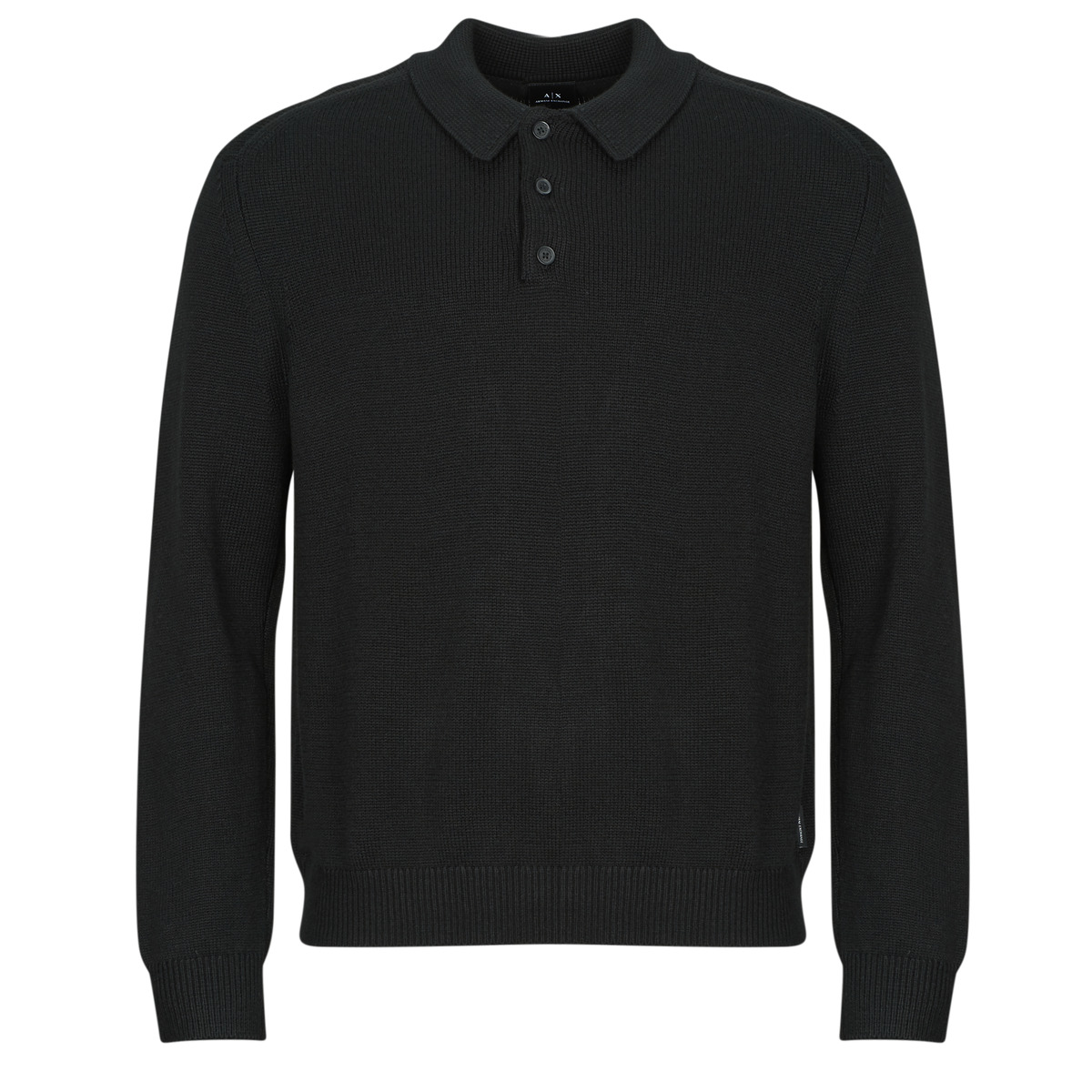Maglione uomo Armani Exchange  KNIT POLO  Nero Armani Exchange 8033924692626