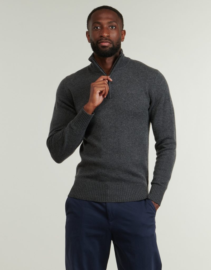 Maglione Schott PLLANCE2 Grigio Maglioni Uomo - 2