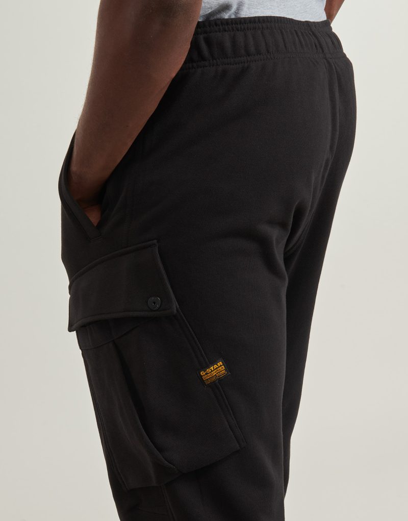 Pantalone Cargo G-Star Raw ROVIC SWEAT PANT Nero Pantalone Cargo Uomo - 5
