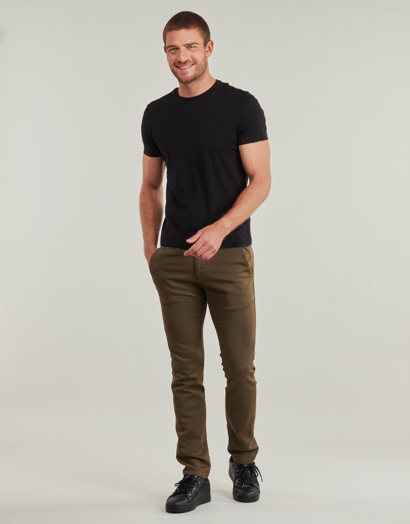 Pantalone Chino  Le Temps des Cerises  KURT JOGG  Kaki Pantaloni Chino Uomo - 2