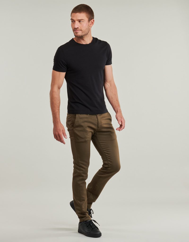 Pantalone Chino  Le Temps des Cerises  KURT JOGG  Kaki Pantaloni Chino Uomo - 3