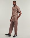 New Balance LINEAR GRAPHIC FLEECE PANT Brown Men's Sweatpants - 3