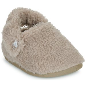 Pantofole bambini ragazza Crocs  Classic Cozzzy Slipper T  Beige Crocs 196265880850