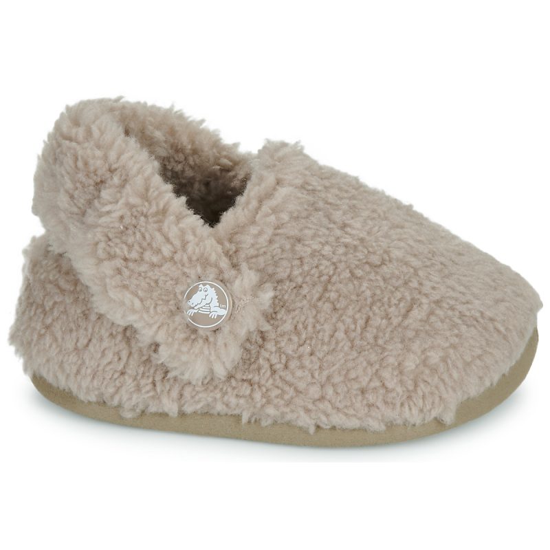 Crocs Classic Cozzzy Slipper T Beige Pantofole Bambino - 2