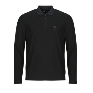 Polo maniche lunghe uomo Armani Exchange  POLO SHIRT  Nero Armani Exchange 8033924732445