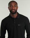 Polo &agrave; manches longues Armani Exchange POLO Noir &agrave; manches longues pour homme - 5