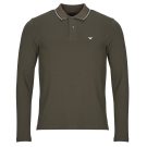 Polo maniche lunghe uomo Emporio Armani  POLO SHIRT  Kaki Emporio Armani 8059797722130