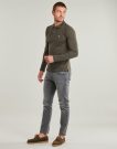 Polo &agrave; manches longues Emporio Armani POLO Kaki Homme Manches Longues - 3