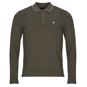 Polo maniche lunghe uomo Emporio Armani  POLO SHIRT  Kaki Emporio Armani 8059797722130