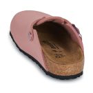 BIRKENSTOCK Boston Kids Birko-flor / Nubuck / Pink / Clay / Narrow Pink Clogs Girls - 5