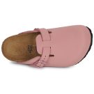 BIRKENSTOCK Boston Kids Birko-flor / Nubuck / Pink / Clay / Narrow Pink Clogs Girls - 6