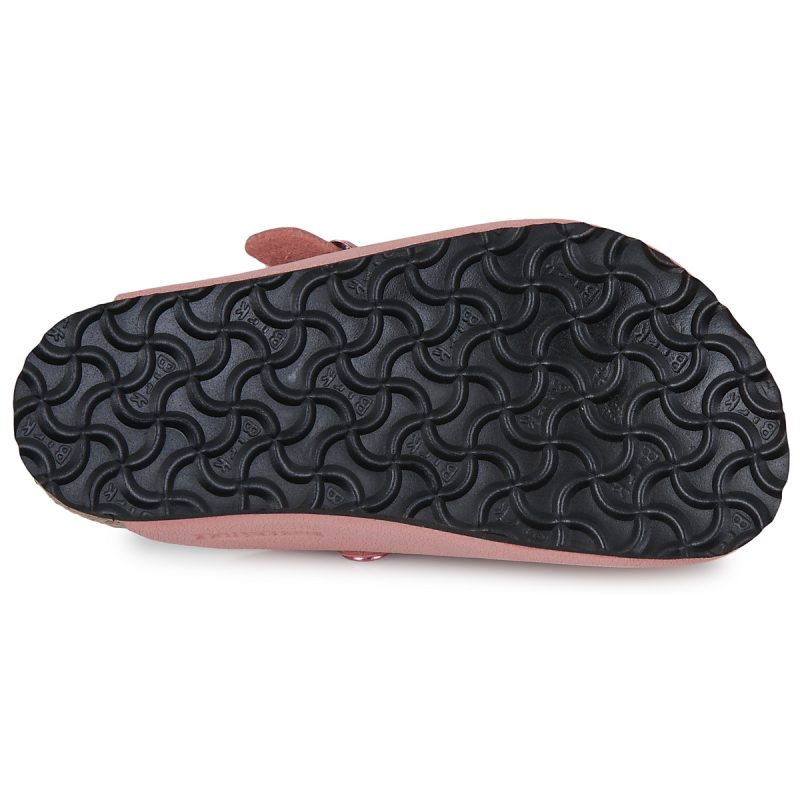 BIRKENSTOCK Boston Kids Birko-flor / Nubuck / Pink / Clay / Narrow Pink Clogs Girls - 7