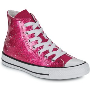 Scarpe bambini ragazza Converse  CHUCK TAYLOR ALL STAR GLITTER  Rosa Converse 194435654188
