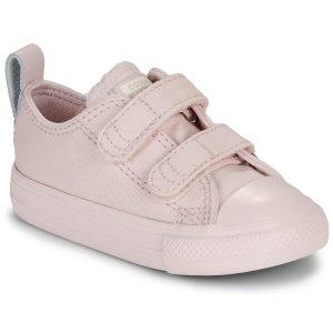 Scarpe bambini ragazza Converse  CHUCK TAYLOR ALL STAR MONOCHROME EASY ON  Rosa Converse 194435667027