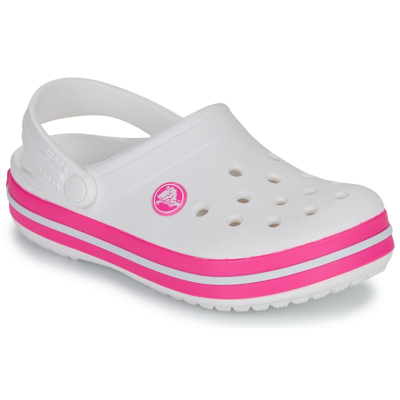 Scarpe bambini ragazza Crocs  Crocband Clog K  Bianco Crocs 198445207495
