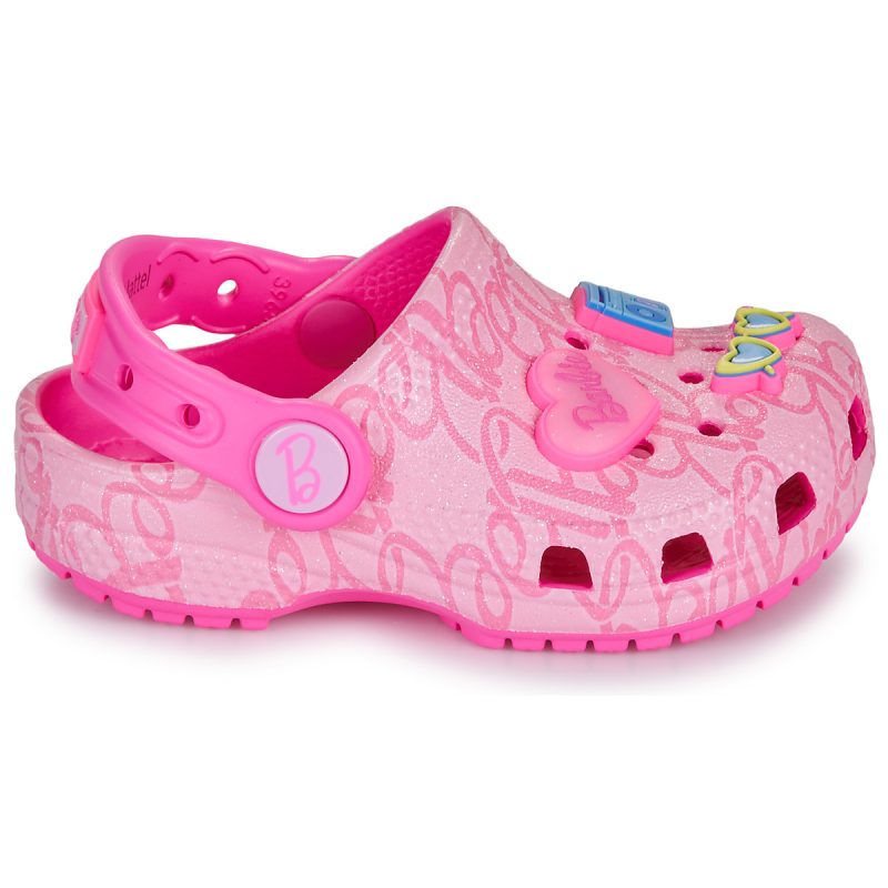 Crocs Mattel Pink Barbie Cls Clg T Pink - Girls' Clogs - 2