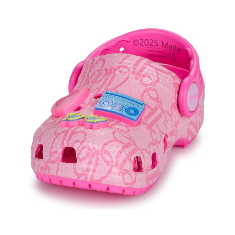 Crocs Mattel Pink Barbie Cls Clg T Pink - Girls' Clogs - 3