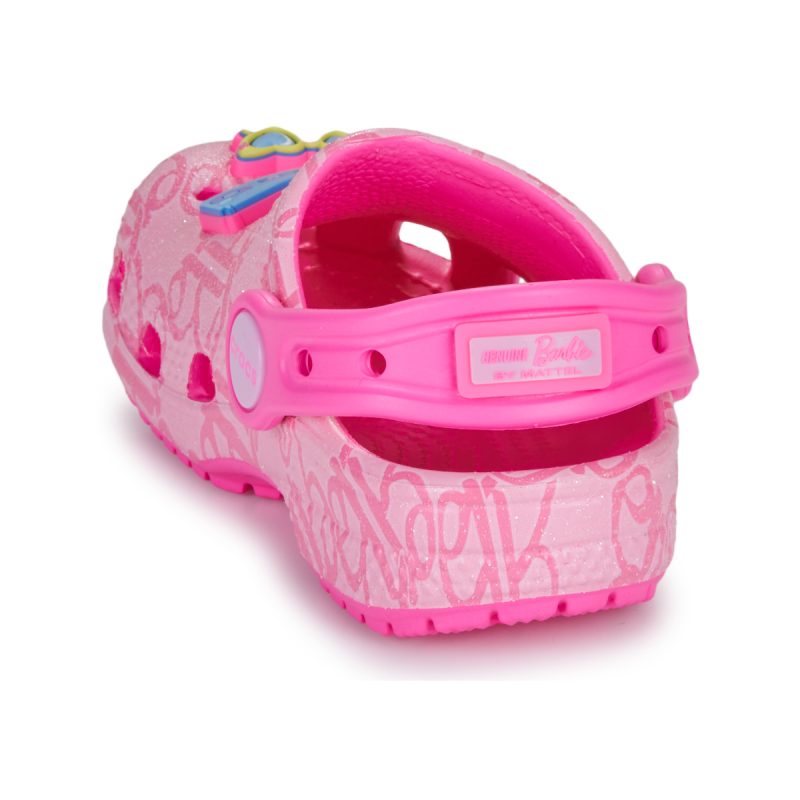 Crocs Mattel Pink Barbie Cls Clg T Pink - Girls' Clogs - 5