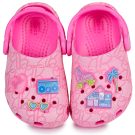 Crocs Mattel Pink Barbie Cls Clg T Pink - Girls' Clogs - 6