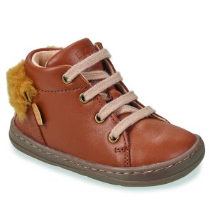 Scarpe bambini ragazza Easy Peasy  MY DUCKIE'S MID LACET  Marrone Easy Peasy