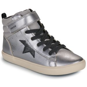Scarpe bambini ragazza Geox  J GISLI GIRL  Argento Geox 8058192524424
