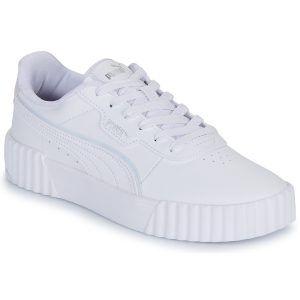 Scarpe bambini ragazza Puma  Carina 3.0 Holo 2.0 Jr  Bianco Puma 4067983986475
