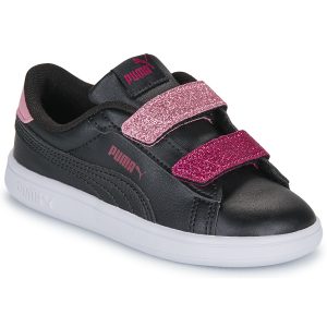 Scarpe bambini ragazza Puma  Puma Smash 3.0 L Glitter Velcro V Inf  Nero Puma 4069156920804