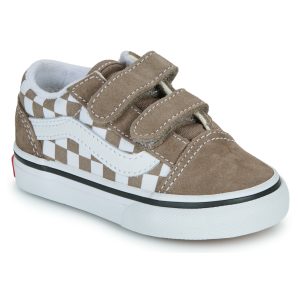 Scarpe bambini ragazza Vans  Old Skool V  Marrone Vans 197804512034