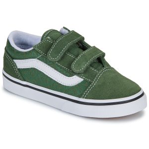 Scarpe bambini ragazza Vans  Old Skool V  Verde Vans 197804868551