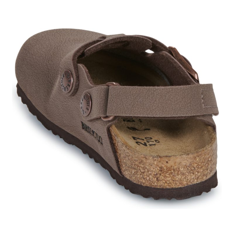 BIRKENSTOCK Tokio AS Birko-flor / Nubuck / Mocca / Narrow Beige Clogs Kids - 5