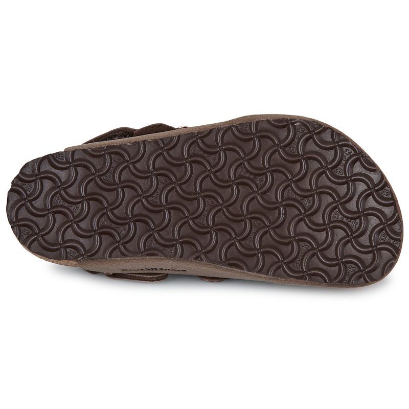 BIRKENSTOCK Tokio AS Birko-flor / Nubuck / Mocca / Narrow Beige Clogs Kids - 7