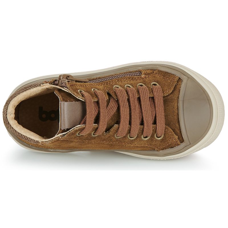 Bopy Zapatillas de terciopelo marr&oacute;n para ni&ntilde;o - 6