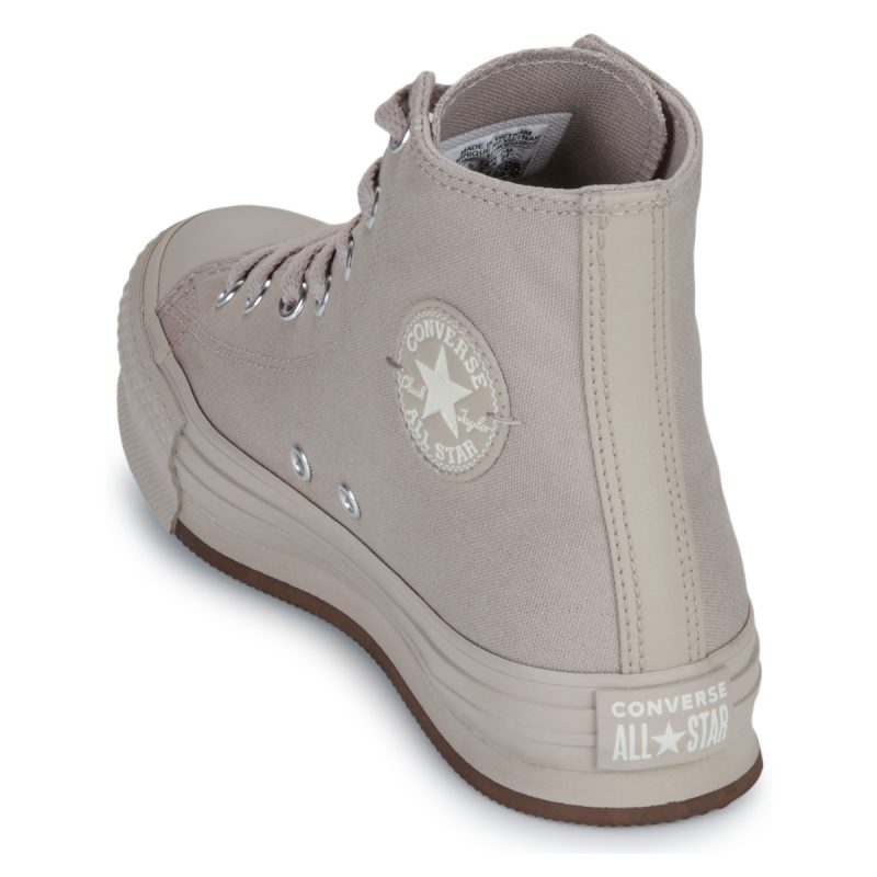 Converse CHUCK TAYLOR ALL STAR EVA LIFT MONOCHROME Graue Sneaker f&uuml;r Kinder - Gr&ouml;&szlig;e 5