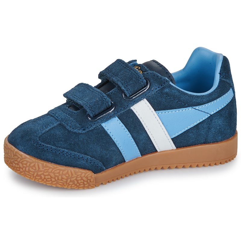 Gola Baskets enfant bleues &agrave; bride HARRIER - 4