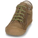 Naturino COCOON ZIP SUEDE Kaki Baskets Enfant - 3
