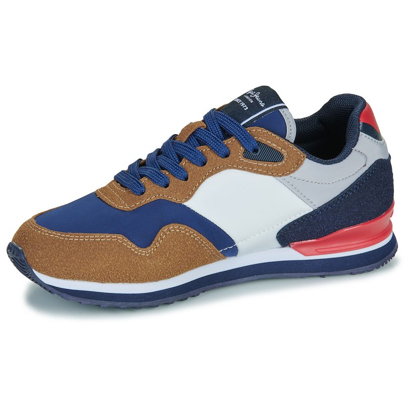 Pepe jeans LONDON BERG B Marrone Sneakers Bambino - 4