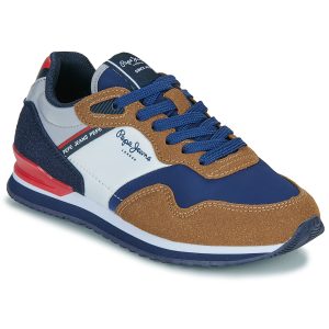 Scarpe bambini ragazzo Pepe jeans  LONDON BERG B  Marrone Pepe jeans 8447166635752
