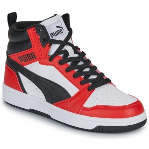 Scarpe bambini ragazzo Puma  Puma Rebound V6 Mid Jr  Rosso Puma 4099683229330