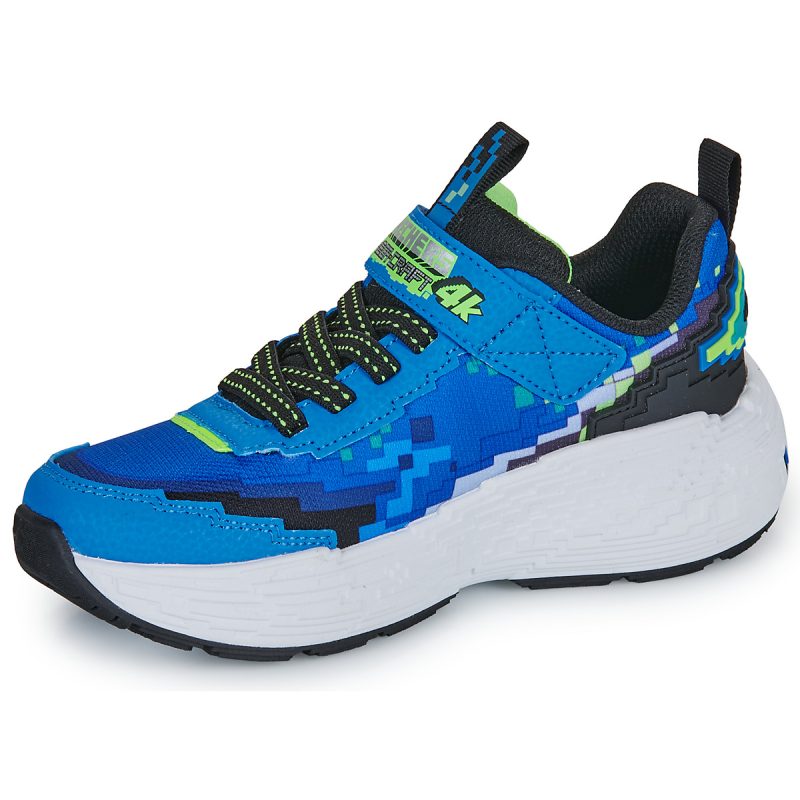 Skechers MEGA-CRAFT 4K Blu Sneakers Bambino - 4