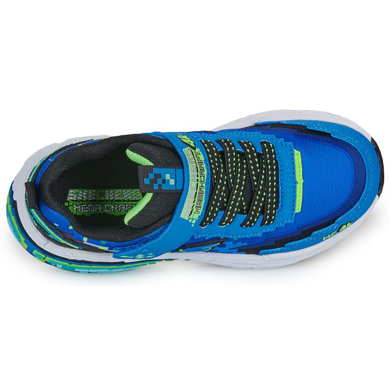 Skechers MEGA-CRAFT 4K Blu Sneakers Bambino - 6