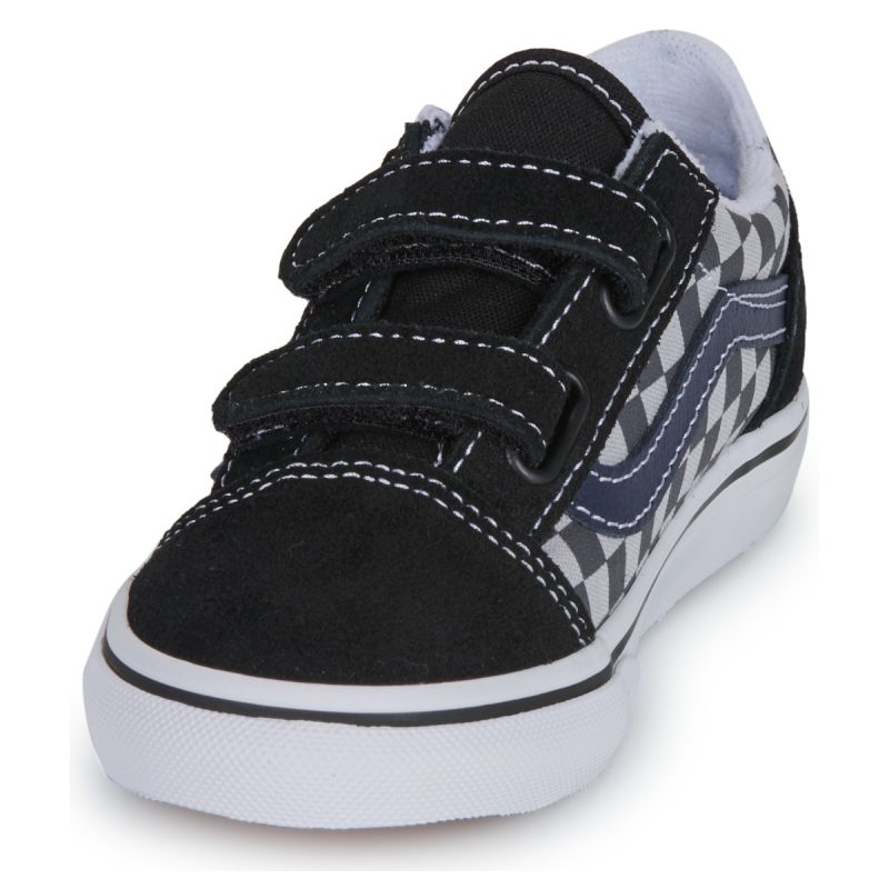 Vans Old Skool V Nero Sneakers Bambino - 3