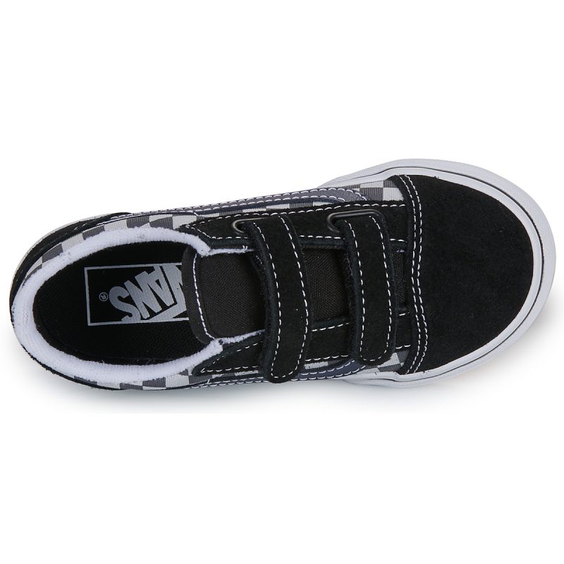 Vans Old Skool V Nero Sneakers Bambino - 6