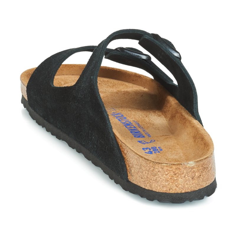 BIRKENSTOCK  Arizona Soft Footbed  Nero -  Ciabatta Uomo - 5