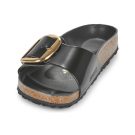 BIRKENSTOCK Madrid Big Buckle High / Luce / Pelle / Black / Stretto Nero Ciabatta Uomo - 3
